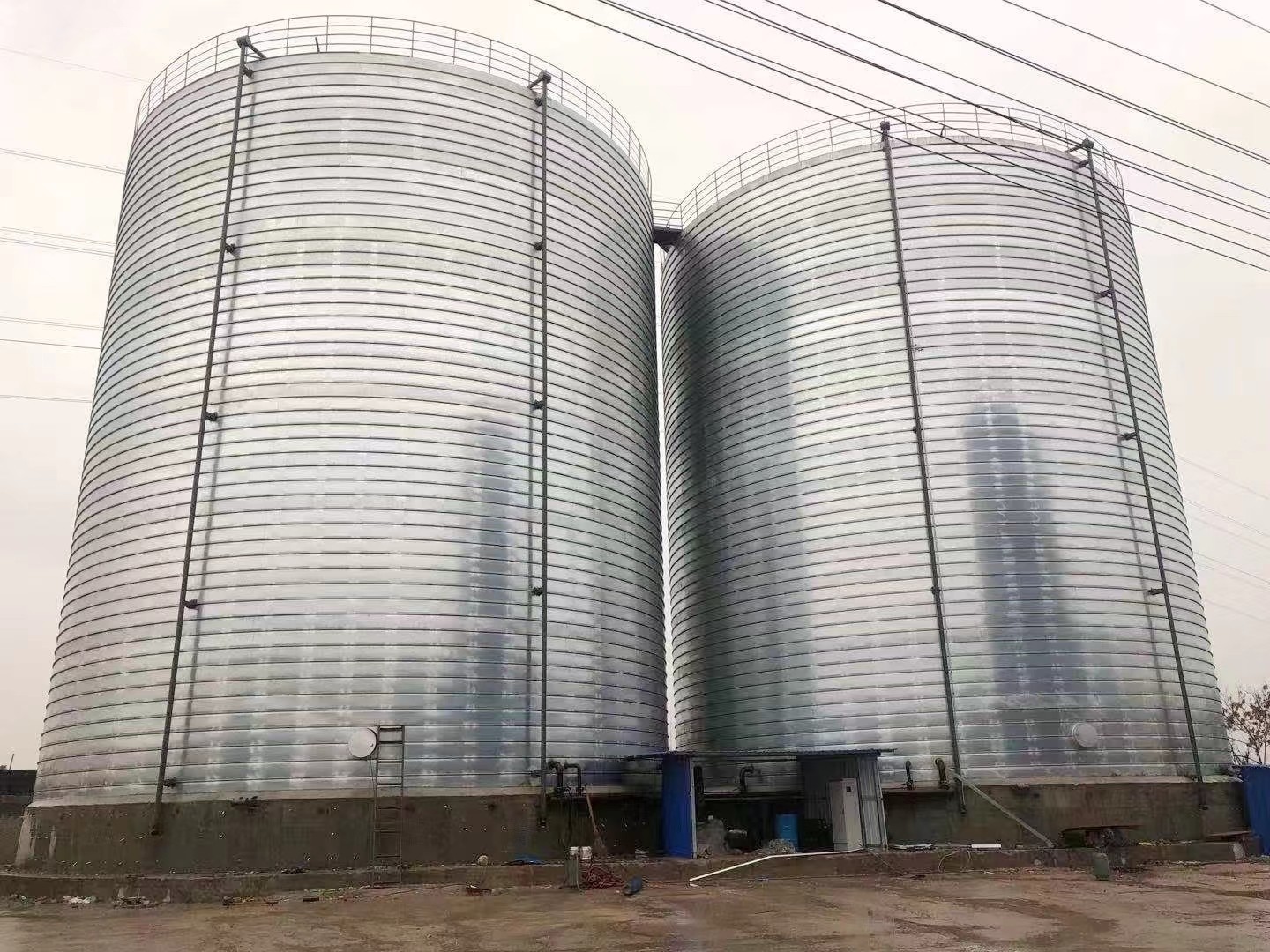 Steel silo project