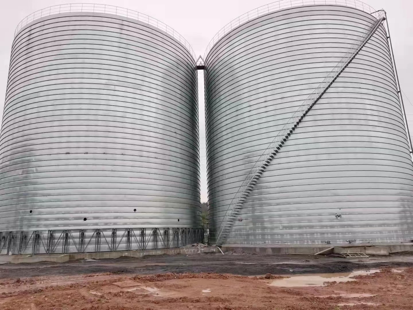 Steel silo project